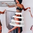 thumbnail image 5 of Bustle Petticoat Cage Petticoat Underskirt Wedding Petticoat Cage Bride Dress Petticoat, 5 of 6