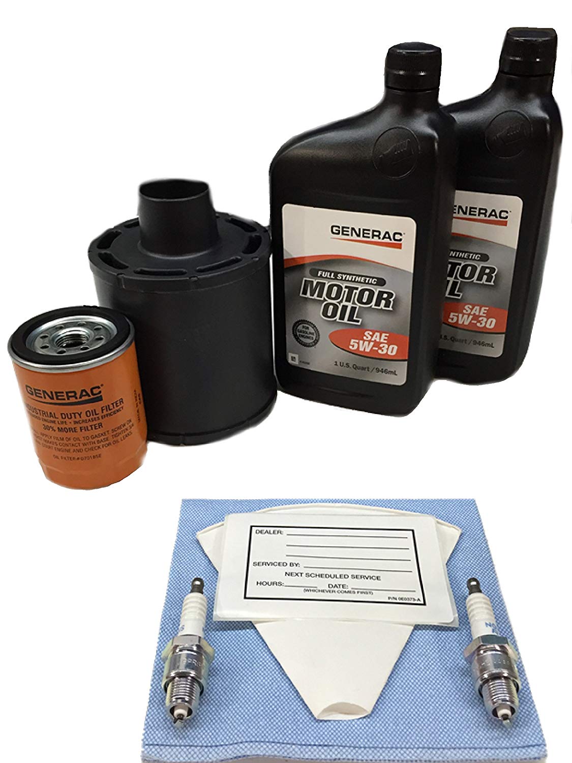 Generac 10kW Service Maintenance Kit with Synthetic Oil (0J57660SSM