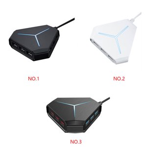 6 port USB splitter USB hub with charging bracket Multi USB splitter Plug USB power adapter Laptop USB splitter