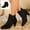Black, variant on Ankle Boots for Women Pointed Toe Stretch Slip On Booties Chunky Heel Fashion Short Boots for Fall Winter Daily Wear
