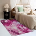 thumbnail image 3 of Tie Dye Area Rug for Bedroom - 6x8 Rug, Hot Pink Soft Non Silp Machine Washable Rugs, Girls Psychedelic Low Pile Large Floor Carpet for Living Room Dining Room College Dorm, 3 of 7