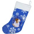 thumbnail image 2 of Carolines Treasures LH9273-CS Australian Shepherd Winter Snowflakes Snowflakes Holiday Christmas Stocking Large, 2 of 2