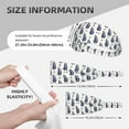thumbnail image 2 of blue leaves Headbands for Women Men, Workout Elastic Sweat Band for Yoga Running Cycling Gym Exercise Non Slip Head Bands for Women's Hair, 2 of 5