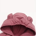 thumbnail image 6 of GYRATEDREAM Todddler Boys Girls Winter Thickened Hooded Coats Kids Windproof Warm Zip up Puffer Jacket Children Bear Ears Padded Down Outerwear Packable for 2-9 Years, 6 of 8