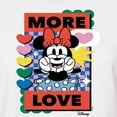 thumbnail image 3 of Disney - Minnie Mouse - More Love - Juniors Cropped Cotton Blend T-Shirt, 3 of 5