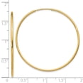 thumbnail image 3 of 14K Yellow Gold Earring Endless Women'S 41 mm 1.25Mm Hoop, 3 of 3