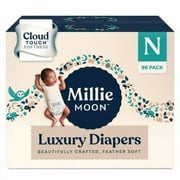 Millie Moon Luxury Disposable Diapers - Select Size and Count