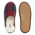 thumbnail image 6 of Floopi Womens Plaid Scuff Indoor/Outdoor Memory Foam Slippers W/Memory Foam, 6 of 6