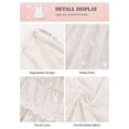 thumbnail image 5 of ValueVibe Lingerie for Women Sexy Polka Dots Lace Sheer Mesh Babydoll Nightie 2 piece Lingerie Sets, White XL, 5 of 5