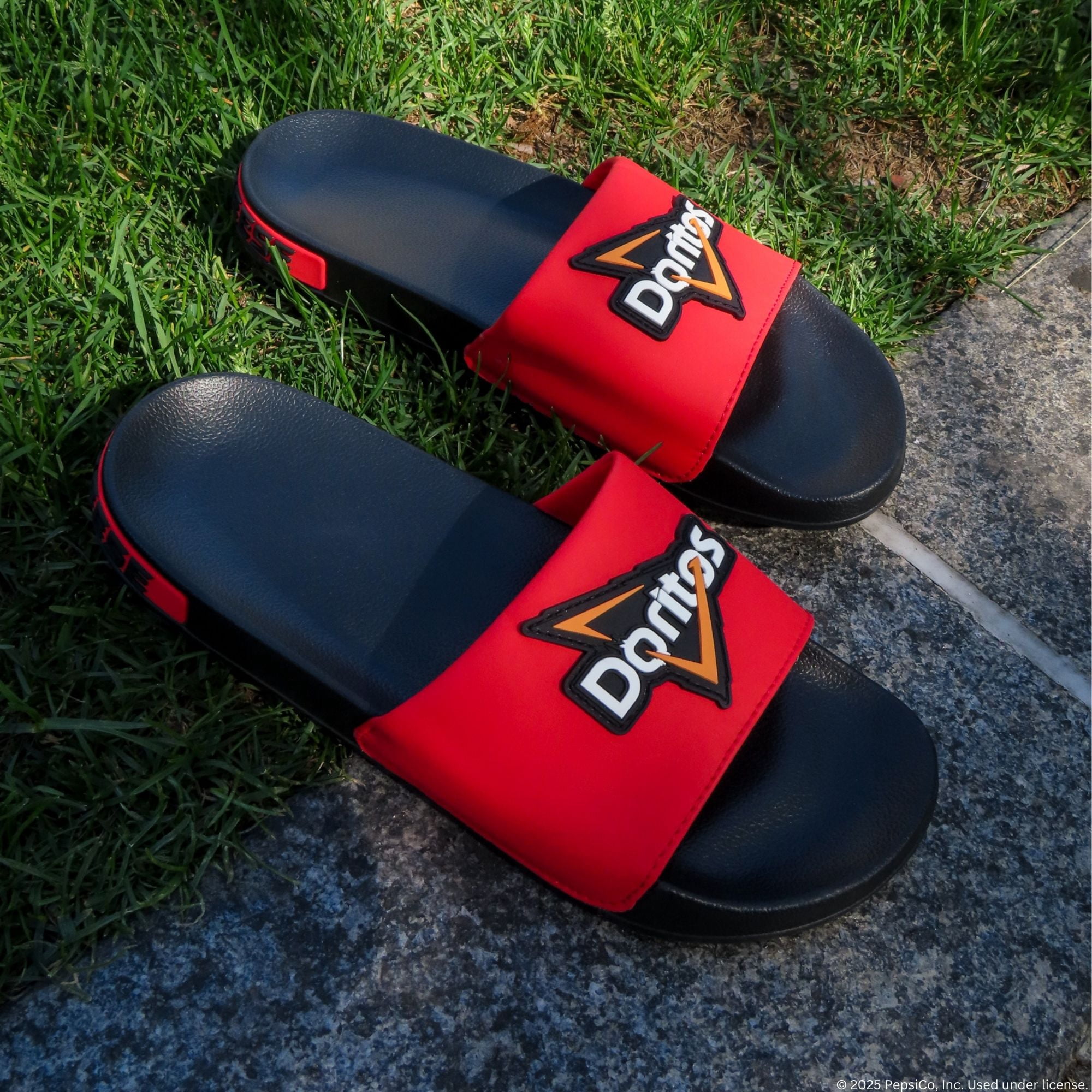 New! Size: 7 Men/8 Women | Doritos Flamin\' Hot Slip On Sandals / Slides s-l1200.jpg main image 4