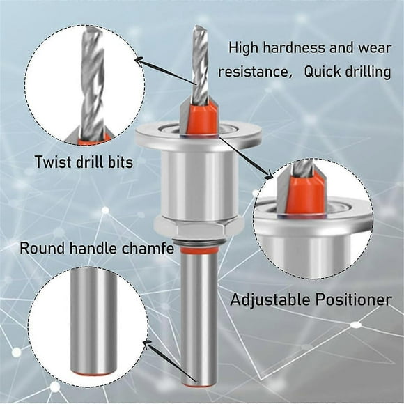 5 PCS Countersink Drill Bit Set, Countersink Drill Bit Set