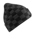 thumbnail image 2 of Beechfield  Adult Checkerboard Beanie, 2 of 4