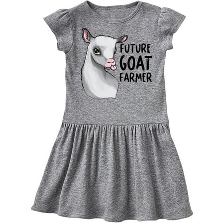

Inktastic Future Goat Farmer Gift Toddler Girl Dress