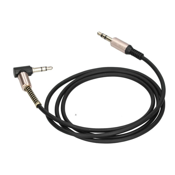 Cable de extensión de audio auxiliar para automóvil con codo, metal de 3,5 mm macho a macho Maleto Cable de audio con codo Cable de audio macho con codo Maleto Estándares líderes en la industria