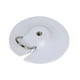 thumbnail image 2 of Base de montaje para cámara de tabla de , soporte de acero inoxidable con rosca de 1/4 de pulgada, soporte de repuesto profesional de PVC para Blanco, 2 of 7