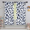 thumbnail image 5 of Blackout Kids Curtains,Blue and Dark Blue Leopard Pattern Childrens Insulated Curtains Set Of 2,Bedroom Essentials,Toddler Room Decor 42"x63", 5 of 5