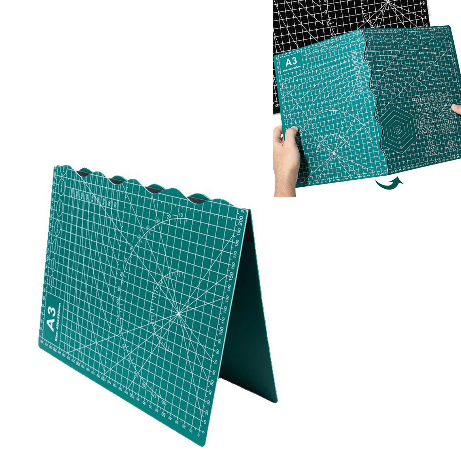Foldable Cutting Mat PVC Materials Cutting Board A 3 Selves Healing Surfaces Ideal for Hobbyists and Design Enthusiasts