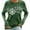 C1, variant on St. Patrick's Day Sweatshirts for Women Casual Ireland Clover Printed Pullover Blouses Long Sleeve Shirts Gift Green Tunic Tops, D2 M