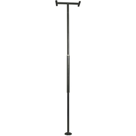 Stander Straight Security Pole Elderly Tension Mounted Floor To Ceiling Transfer Pole Bathroom Safety Aid Standing Support With Padded Handle