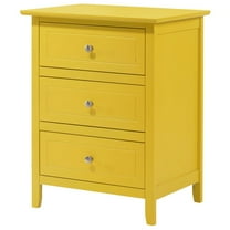 Glory Furniture Daniel Night Stand in Yellow Color