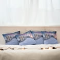 thumbnail image 7 of Ambesonne Winter Throw Pillow Cover 4 Pack, Idyllic Serene Panorama, 18", Multicolor, 7 of 7