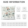 thumbnail image 6 of Outdoor Throw Pillow Cover Spring Garden Blossom Flower Waterproof Cushion Pack Watercolor Floral on Pillow Cases Home Decoration for Patio Garden Couch Sofa, 6 of 6