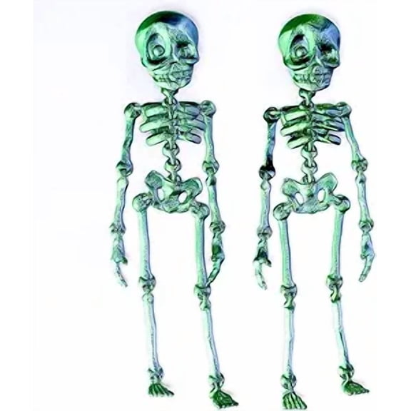 2PCS 3D Printed Skeleton Man,Skeleton Statue,Skeleton,Home Office Decor,Fidget Toys for Autism/ADHD,3D Printed Gift Toy,Fidget Toys, Executive Desk Animal Toys