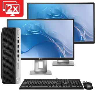 Restored HP Prodesk 400 G5 Desktop Mini PC Intel Quad-Core i5