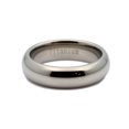 thumbnail image 3 of Metals Jewelry Men's / Women's 6mm Titanium Domed Polished Classic Wedding Ring Band Ring Size 12, 3 of 5