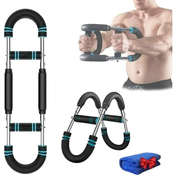 Adjustable TwisterArm Trainer, Chest Expander Workout Equipment, Adjustable Power Twisterfor Arm, Portable Shoulder Strength Exerciser Machine for Men, Power TwisterBar