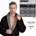 thumbnail image 3 of Men's Soft Plush Fleece Classic or Hooded Robe with Front Pockets, 3 of 7