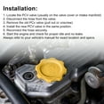 thumbnail image 6 of Unique Bargains No.53034065AA PCV Valve Exhaust Control Crankcase Ventilation Valve for Ram 1500 ST 3.7L 2011-2012 1 Pcs, 6 of 6
