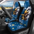 thumbnail image 3 of Uourmeti Bald Eagle Car Seat Covers Full Set Soft Car Decor Accessories Interior Decor Polyester Fabric Durable Car Seat Covers Fit for most Cars Most Sedans, 3 of 10