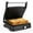Black, variant on GPED Panini Press Sandwich Maker, 4 Slices Stainless Steel Panini Press Grill, Non-Stick Sandwich Press Maker with Removable Drip Tray for Any Thickness Sandwich, Burgers, Steak