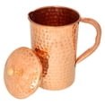 thumbnail image 3 of Jarra de cobre Zap Impex Pure Copper con tapa de 1600 ml con 2 vasos, 3 of 4
