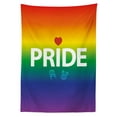 thumbnail image 3 of Ambesonne Pride Tablecloth Rectangular Table Cover, Vibrant Gender, 52"x70", Multicolor, 3 of 4