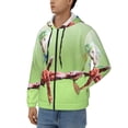 thumbnail image 2 of Lsque Pikmin for Mens Full-zip Hoodie, Zip-up Pullover Hooded Sweatshirt, Kangaroo Pocket Hoodie Ideal for Daily Wear, Travel, and Home-XX-Large, 2 of 8