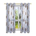 thumbnail image 7 of Yayeee Window Curtains Light Filtering 63"x52" Grommet Panel Pair Home Living Room Decor, Purple Otters Pattern, 7 of 7