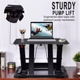 thumbnail image 6 of Giantex Height Adjustable Standing Desk, Sit Stand Desk, Desktop Elevating PC Laptop Workstation, Desk Riser Stand for Home Office, Black, 6 of 6