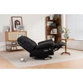 thumbnail image 6 of Power Recliner with 270 Degrees Swivel Glider, Modern Sofa Chair with USB Interfaces and Mobile Phone Holders, Swivel Glider Chair for Living Room, Bedroom, Black, 6 of 7