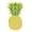 Gold, variant on Pineapple Hard Enamel Pin | Clayton Jewelry Labs