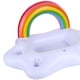 thumbnail image 5 of Flotador inflable para piscina, soporte para bebidas y cerveza, para fiestas de verano al aire libre, agua arcoíris, 5 of 6