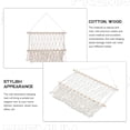 thumbnail image 5 of Worgeous 5pcs Nordic Style Bedroom Wall-mounted Storage Hammock Cotton Woven Handmade Storage Mesh Home Decor, 5 of 8