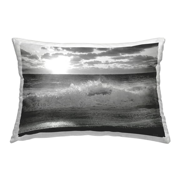 Stupell Industries Crashing Sea Waves Decorative Printed Throw Pillow Design by Lori Deiter.