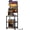 Brown, variant on PAKASEPT 23.6"W 3D Printer Stand with Filament Storage, Large 3D Printer Table with LED Lights and Charging Station, Printer Shelf with Spools Holder Racks, for Workshop/Office/Garage,Brown