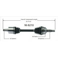 thumbnail image 2 of CV Axle Shaft Fits select: 2004-2006 NISSAN MAXIMA, 2005-2006 NISSAN ALTIMA, 2 of 3