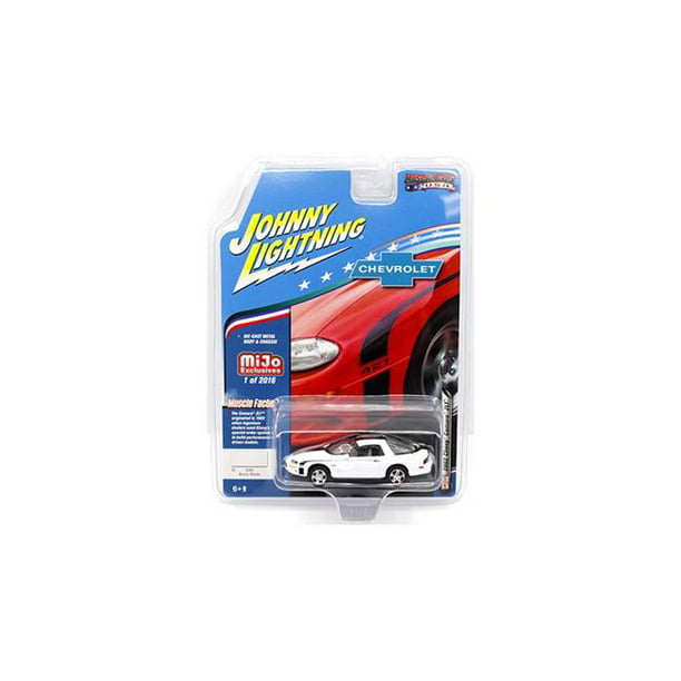 Johnny Lightning JLCP7139 2002 Chevrolet Camaro ZL1 427 Muscle Cars USA Édition Limitée à 2 Pièces dans le Monde Entier - Blanc
