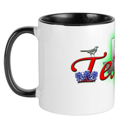 

CafePress - Texas Mug - Ceramic Coffee Tea Novelty Mug Cup 11 oz