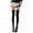 Black, variant on WTXUE Socks for Women, Thigh High Socks, Socks Knee Womens Over Socks Fashion High Solid High Girls 1 Pair Thigh Socks, Black Stockings for Women, Beige