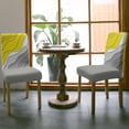 thumbnail image 4 of Chair Covers for Dining Room Set of 4,Abstract Orange Grey Gradient Stretch Seat Protector Removable Washable Chairs Slipcovers for Kitchen Banquet Wedding Hotel,Modern Geometric Lines, 4 of 6